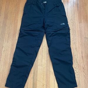The North Face Black convertible cargo Pants - Women M
